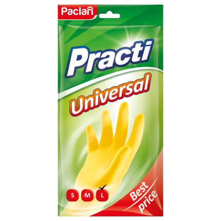 Перчатки резиновые Paclan "Practi.Universal", размер L